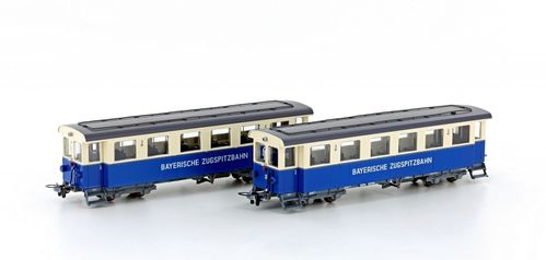 Zugspitzbahn 2er Set Personenwagen, Ep.V, H0 / 16.5mm