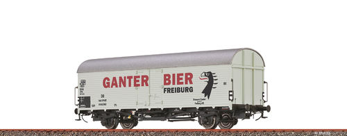 Kühlwagen Tnfs 38 "Ganter Bier Freiburg" der DB