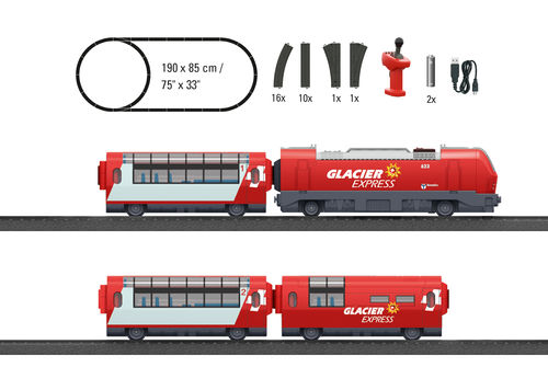 Modelleisenbahn Märklin my world - Startpackung "Glacier Express"